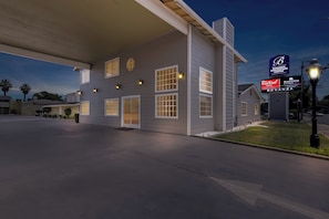 Front of property – evening/night