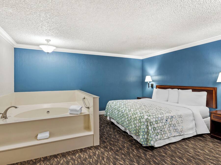 Suite, 1 cama King size, para no fumadores, hidromasaje | Escritorio, espacio para trabajar con laptop y cortinas blackout