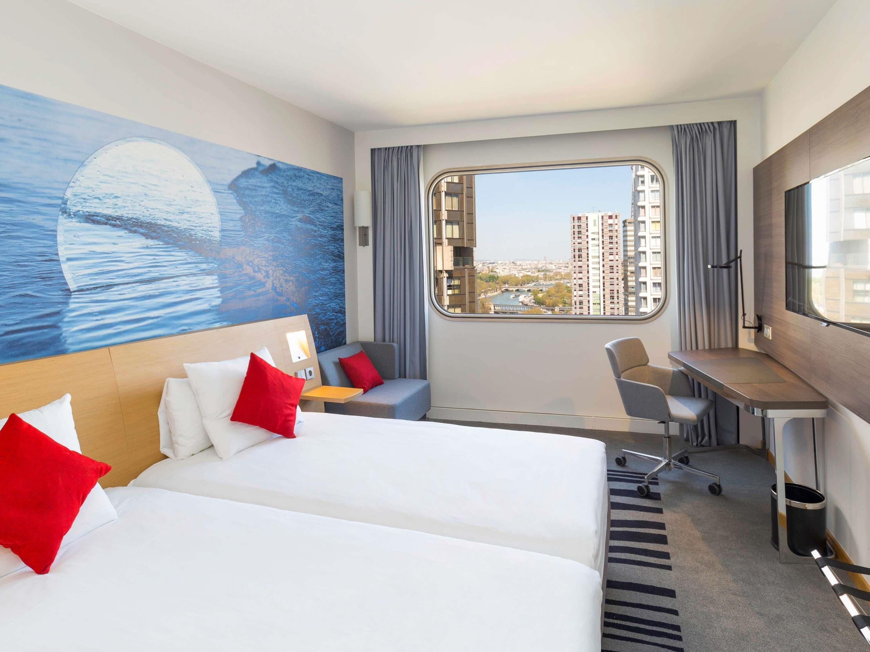 クラシック ルーム シングルベッド 2 台 | 高級寝具、ピロートップベッド、ミニバー、セーフティボックス (室内)