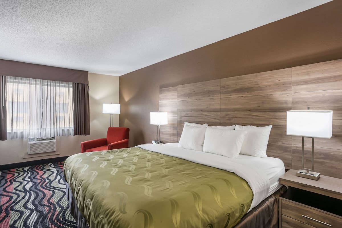 Business Room, 1 King Bed, Non Smoking | Desk, blackout drapes, iron/ironing board, free WiFi