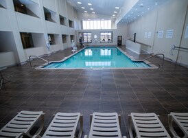 Indoor pool, open 9 AM to 11:00 PM, sun loungers