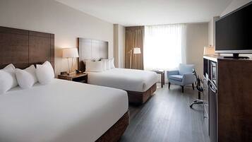 Pillowtop beds, in-room safe, desk, laptop workspace