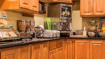 Free buffet breakfast