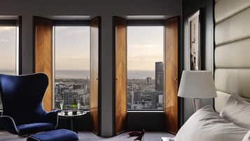 Chambre Supérieure, 1 trÚs grand lit, vue fleuve
