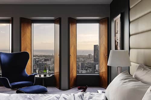 Premium bedding, pillow-top beds, minibar, in-room safe