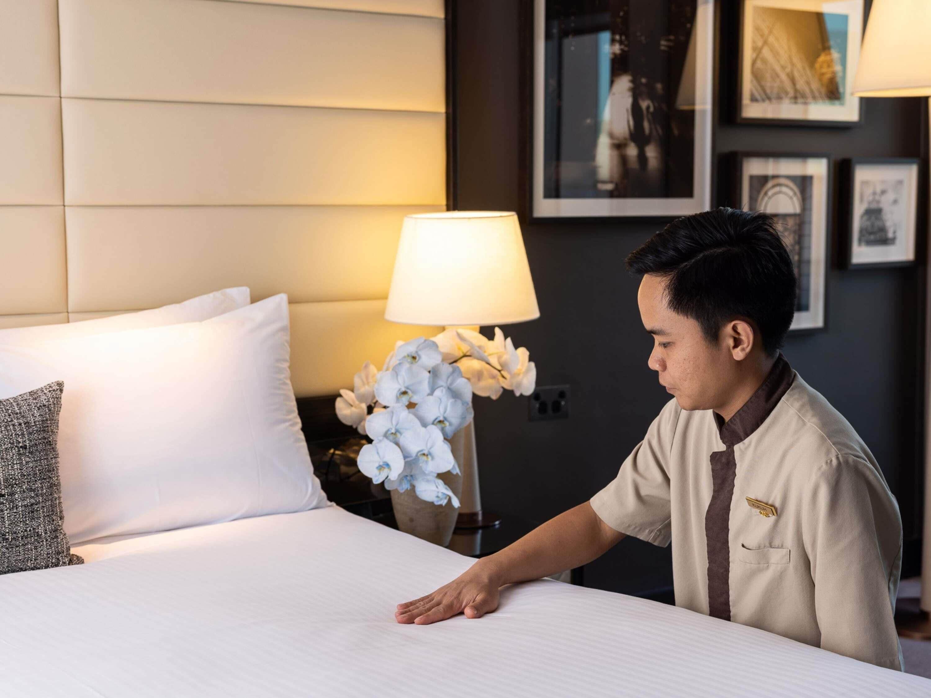 Premium bedding, pillowtop beds, minibar, in-room safe