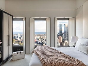 Ambassador King Suite Club Sofitel with Corner Bay Views | 1 bedroom, premium bedding, pillowtop beds, minibar