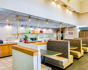 Free daily self-service breakfast 