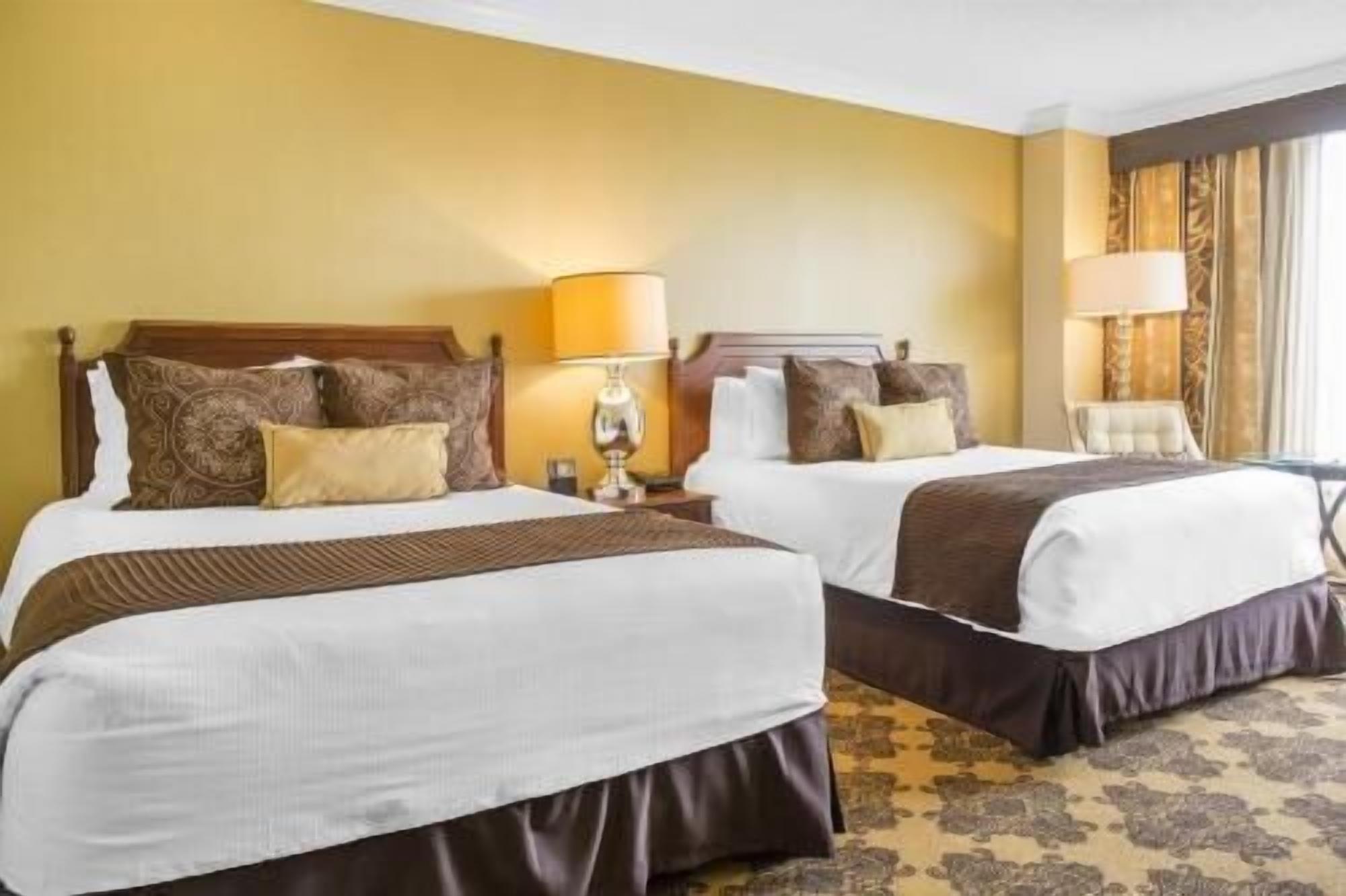 Premium bedding, pillowtop beds, in-room safe, desk