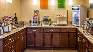 Free daily on-the-go breakfast