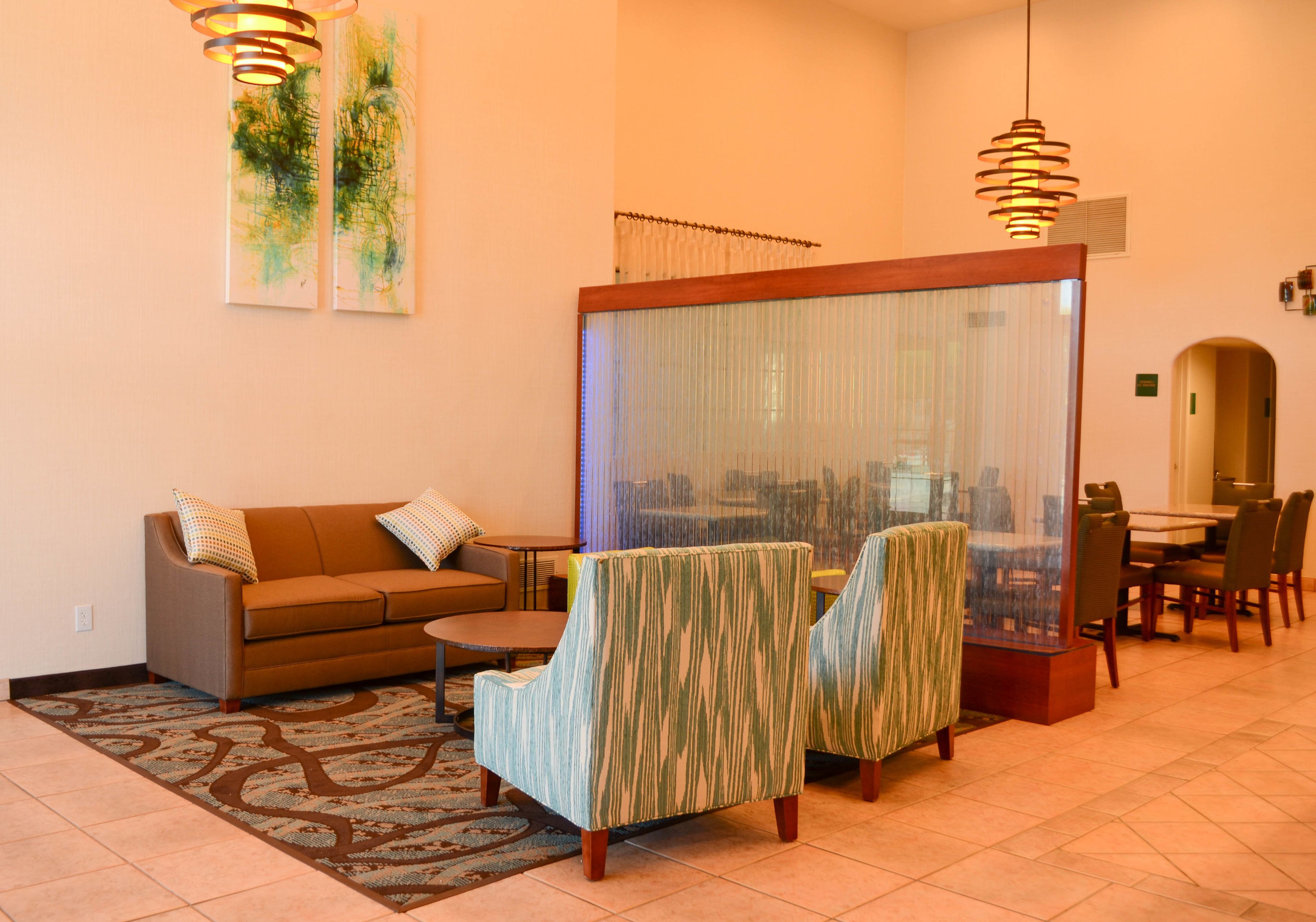 Lobby sitting area