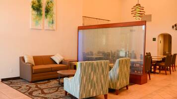 Lobby sitting area