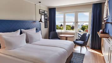 Comfort-Zimmer, Hafenblick | Daunenbettdecken, Minibar, Zimmersafe, schallisolierte Zimmer