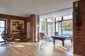 Lobby sitting area