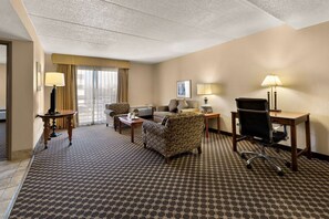 Room, 1 King Bed, Non Smoking, Balcony | 1 bedroom, pillowtop beds, individually furnished, desk