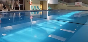 Indoor pool, a heated pool