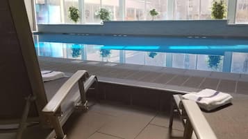 Indoor pool, a heated pool