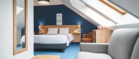 Chambre Supérieure, 1 lit double et 1 canapé-lit