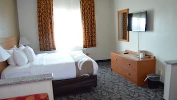 Premium bedding, in-room safe, desk, blackout curtains