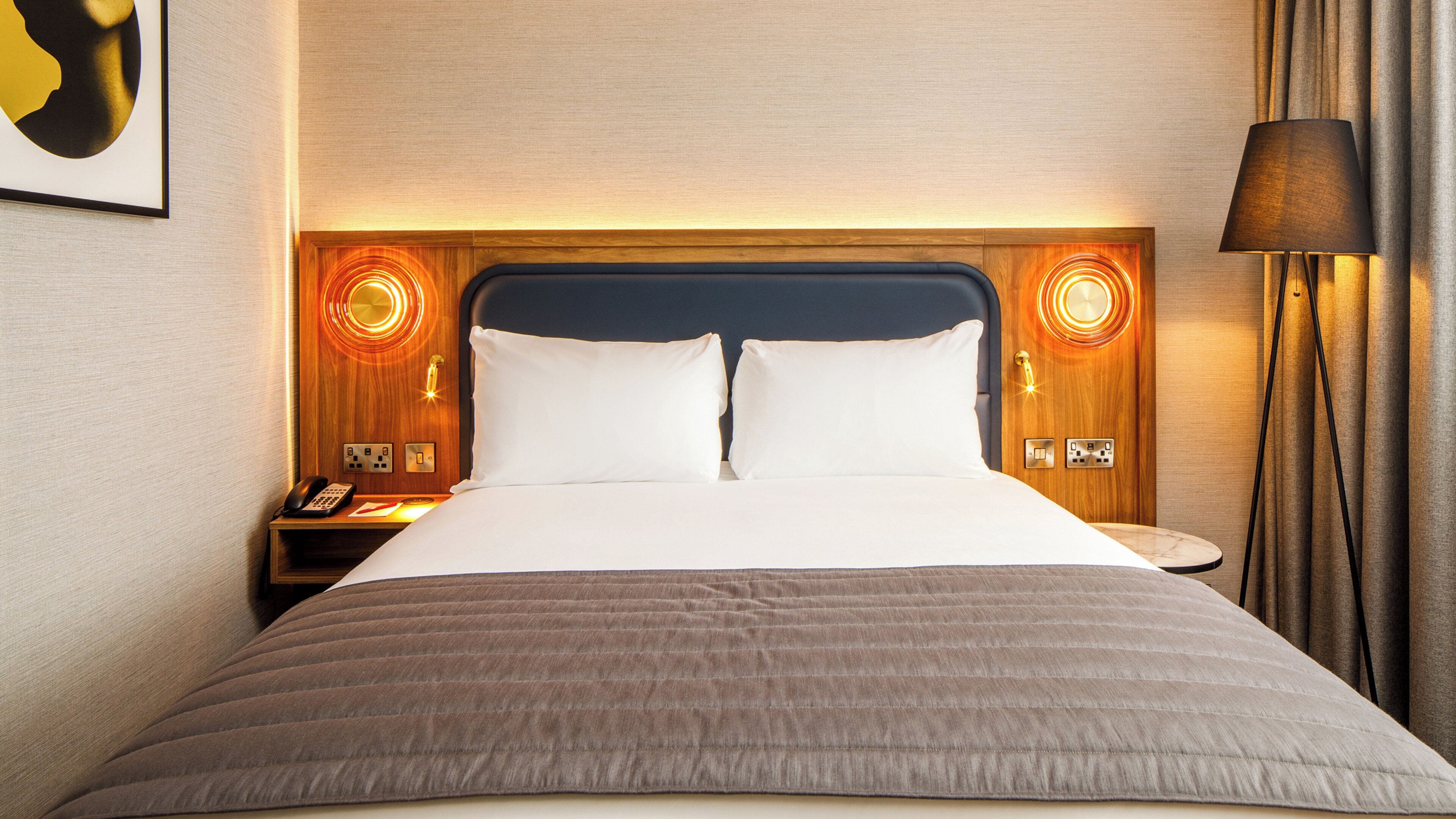 In-room safe, desk, laptop workspace, iron/ironing board