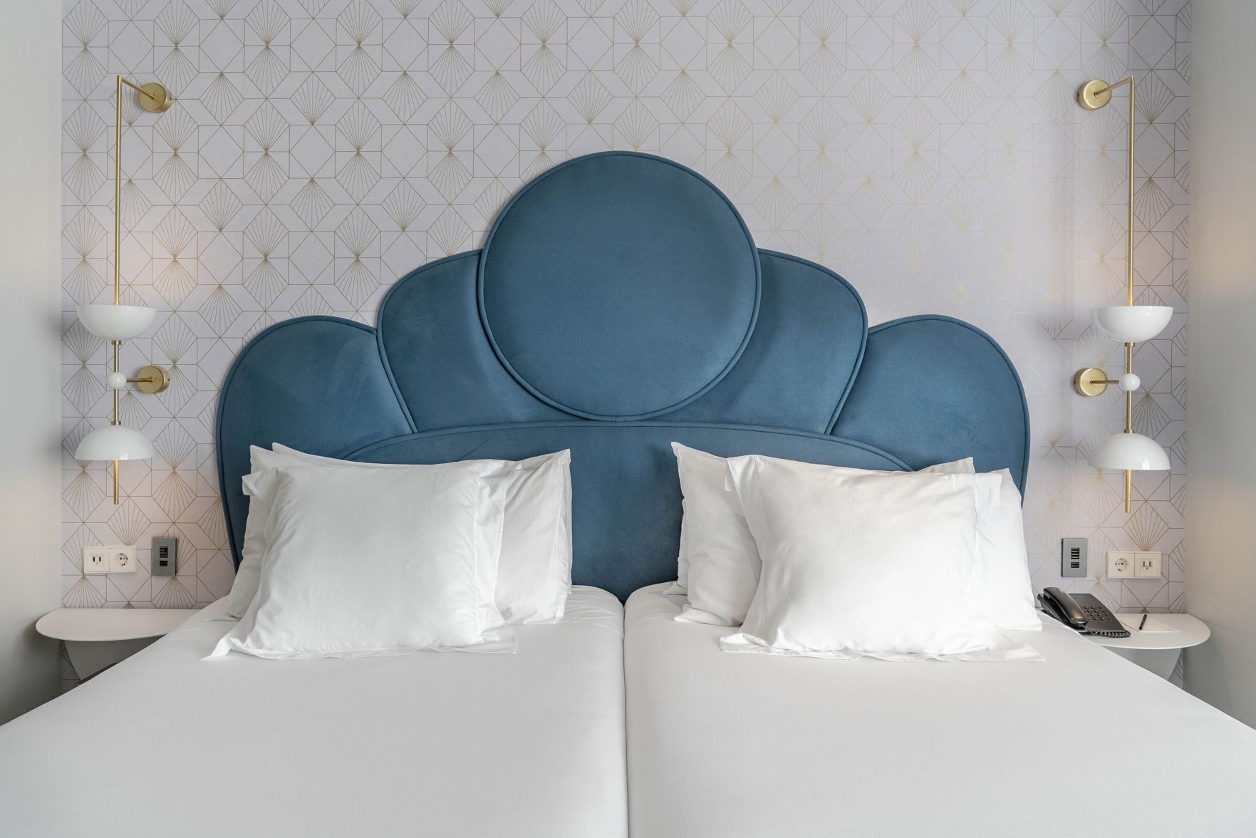 Peralatan tempat tidur premium, gebar bulu kapas, bar mini 