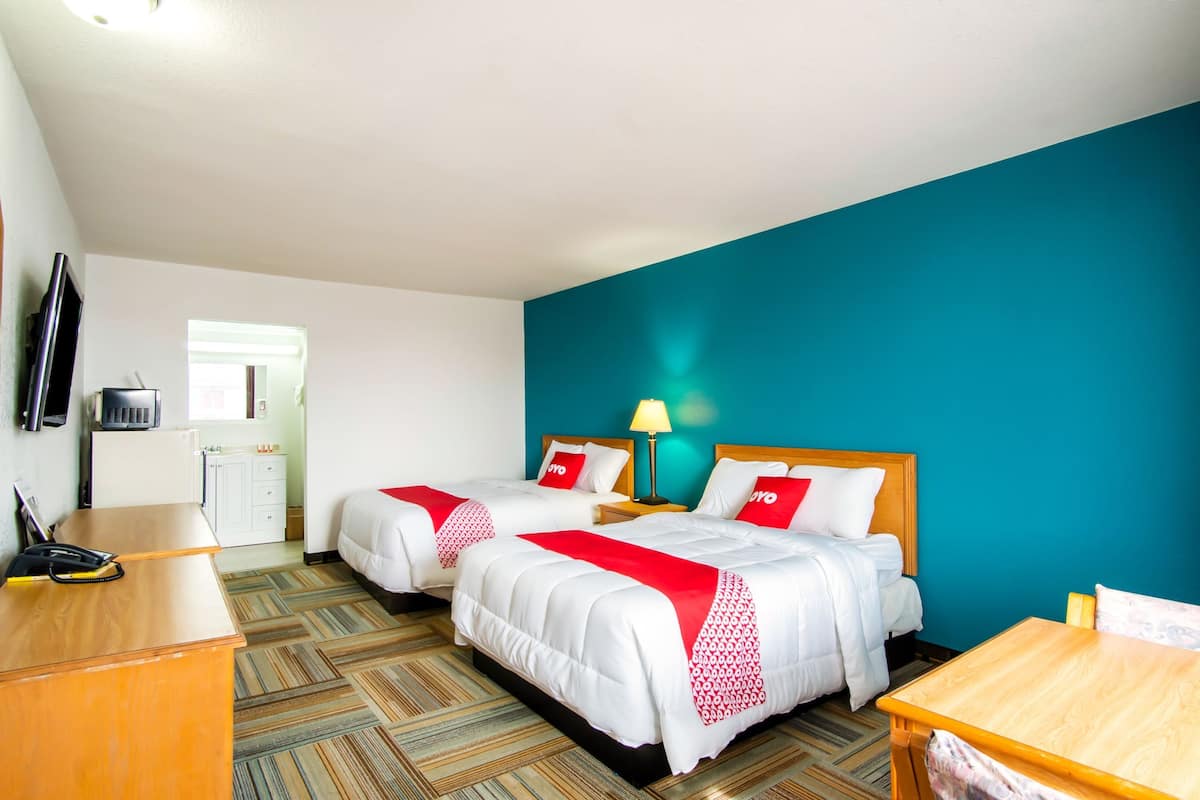 Desk, iron/ironing board, free WiFi, alarm clocks
