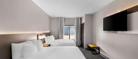 Suite, 2 Queen Beds, Non Smoking (Sofa Bed) | Desk, blackout drapes, iron/ironing board, free cribs/infant beds