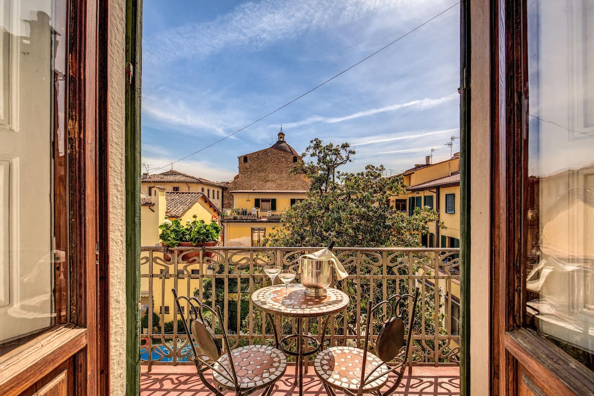 Double or Twin Room, Garden View | Balkoni