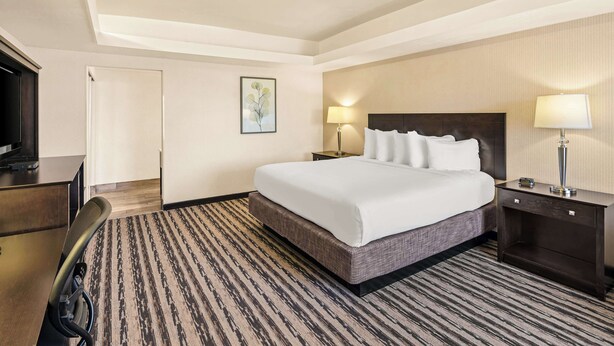Standard Room, 1 King Bed, Non Smoking, Refrigerator & Microwave | Pillowtop beds, desk, blackout drapes, iron/ironing board - Best Western Coral Hills (St. George)