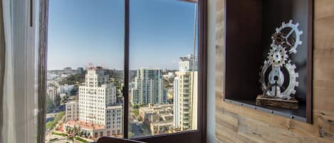 Suite, 1 King Bed with Sofa bed, City View | View from room