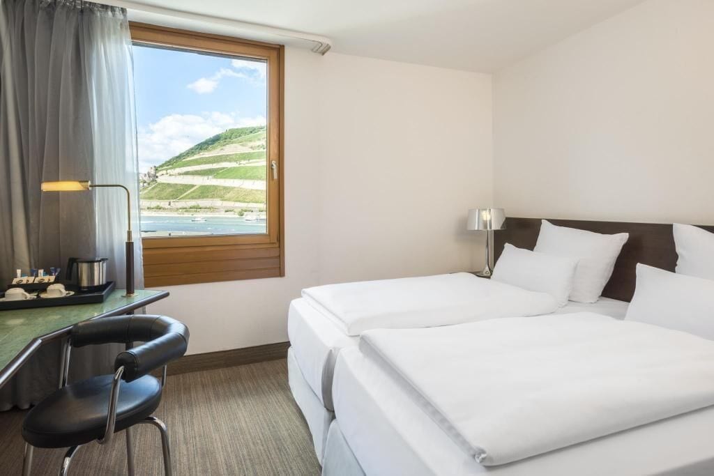Premium bedding, pillowtop beds, in-room safe, desk