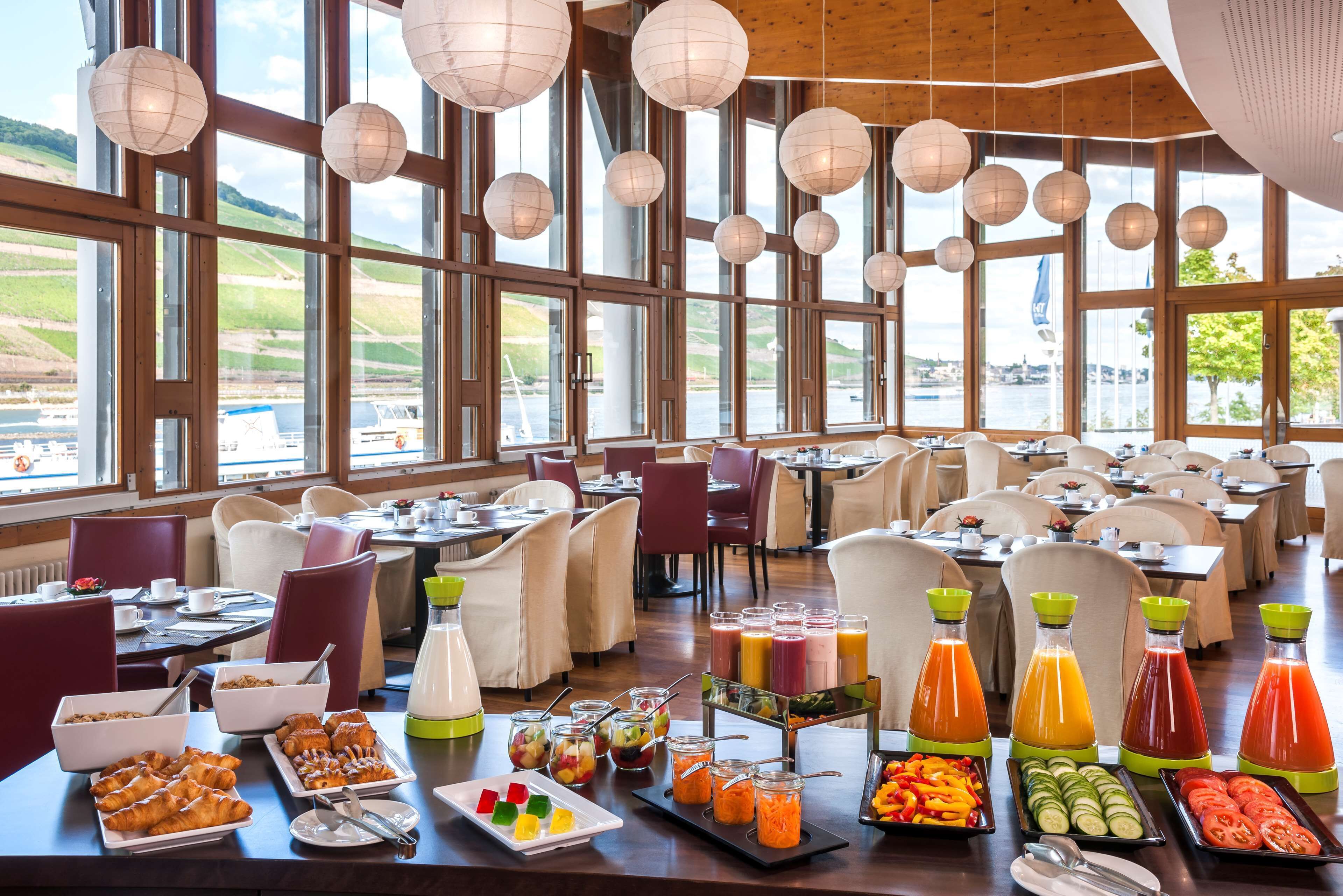 Tägliches Frühstücksbuffet gegen Gebühr