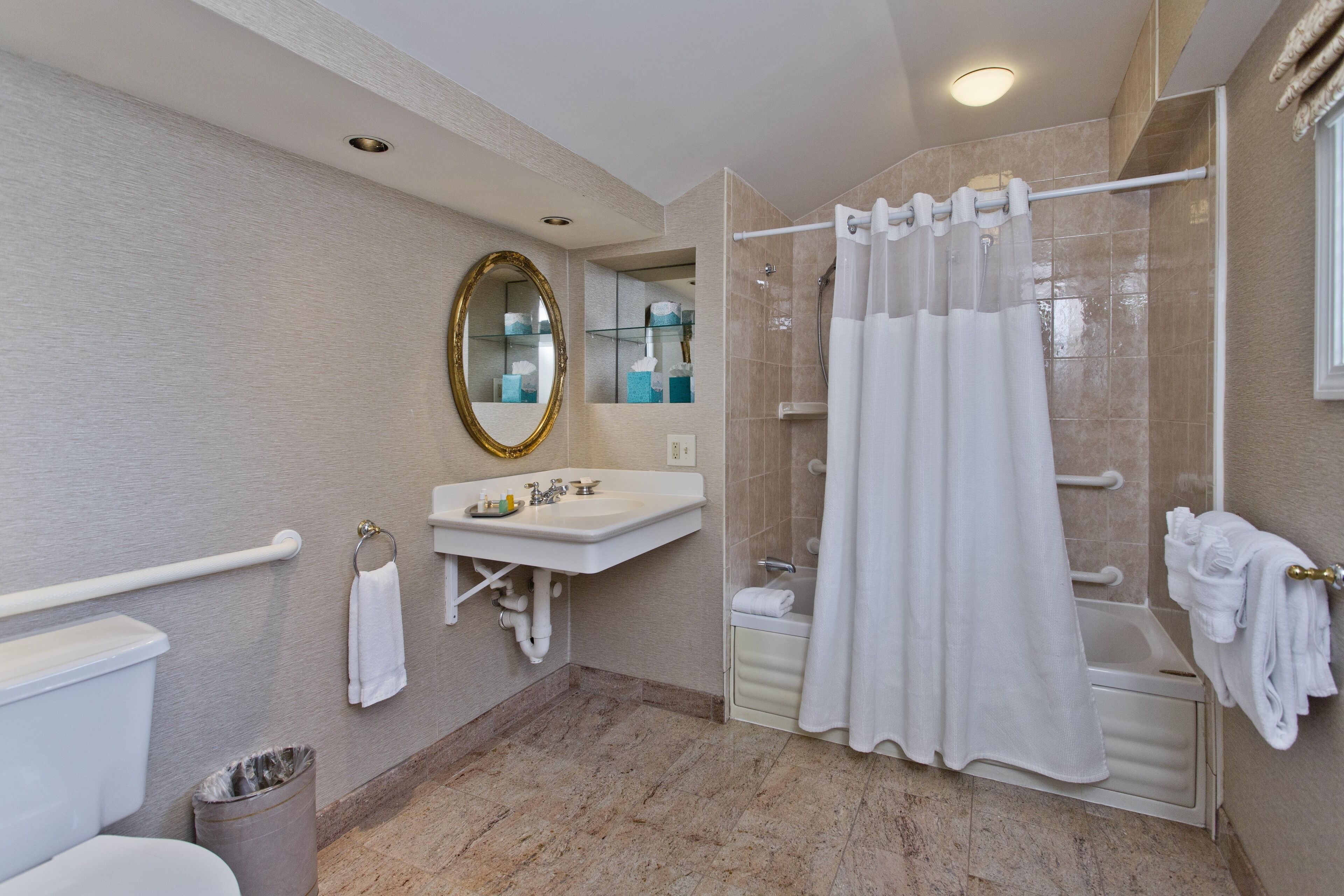 room (junior residential deluxe) | bathroom | combined shower/bathtub, designer toiletries, hair dryer, dressing gowns