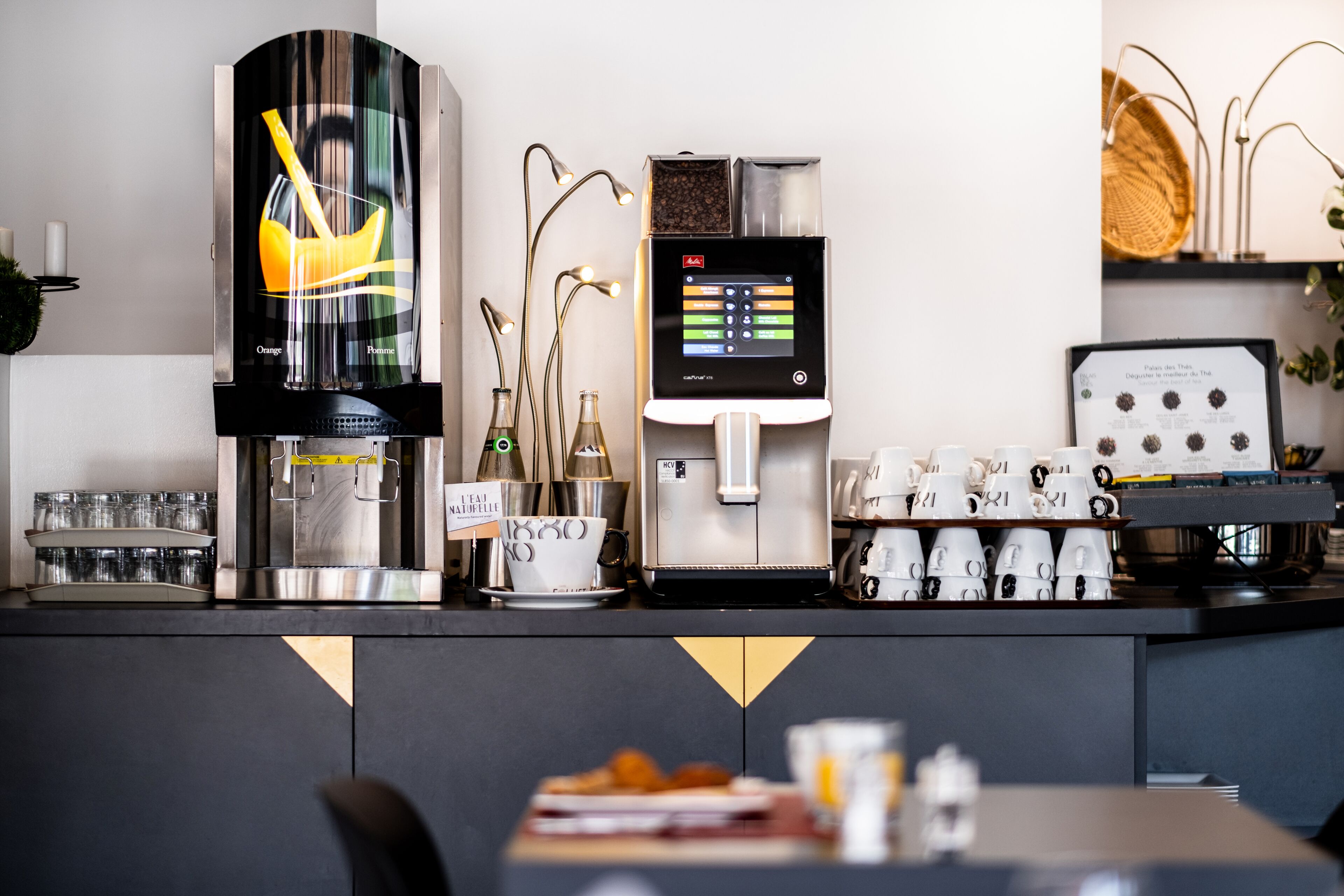 daily buffet breakfast (eur 19.50 per person)