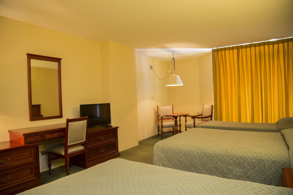 Literie hypoallergénique, bureau, rideaux occultants