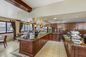 Free daily full breakfast