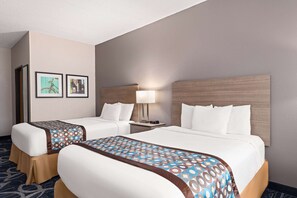 Room, 2 Queen Beds, Non Smoking | Individually decorated, individually furnished, desk, laptop workspace - Baymont by Wyndham Waterloo (Waterloo)