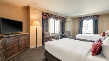 Egyptian cotton sheets, premium bedding, pillowtop beds, in-room safe