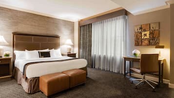 Quarto standard, 1 cama King, para não fumantes | Roupas de cama de algodão egípcio, roupas de cama premium