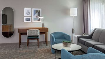 Pillow-top beds, in-room safe, desk, laptop workspace