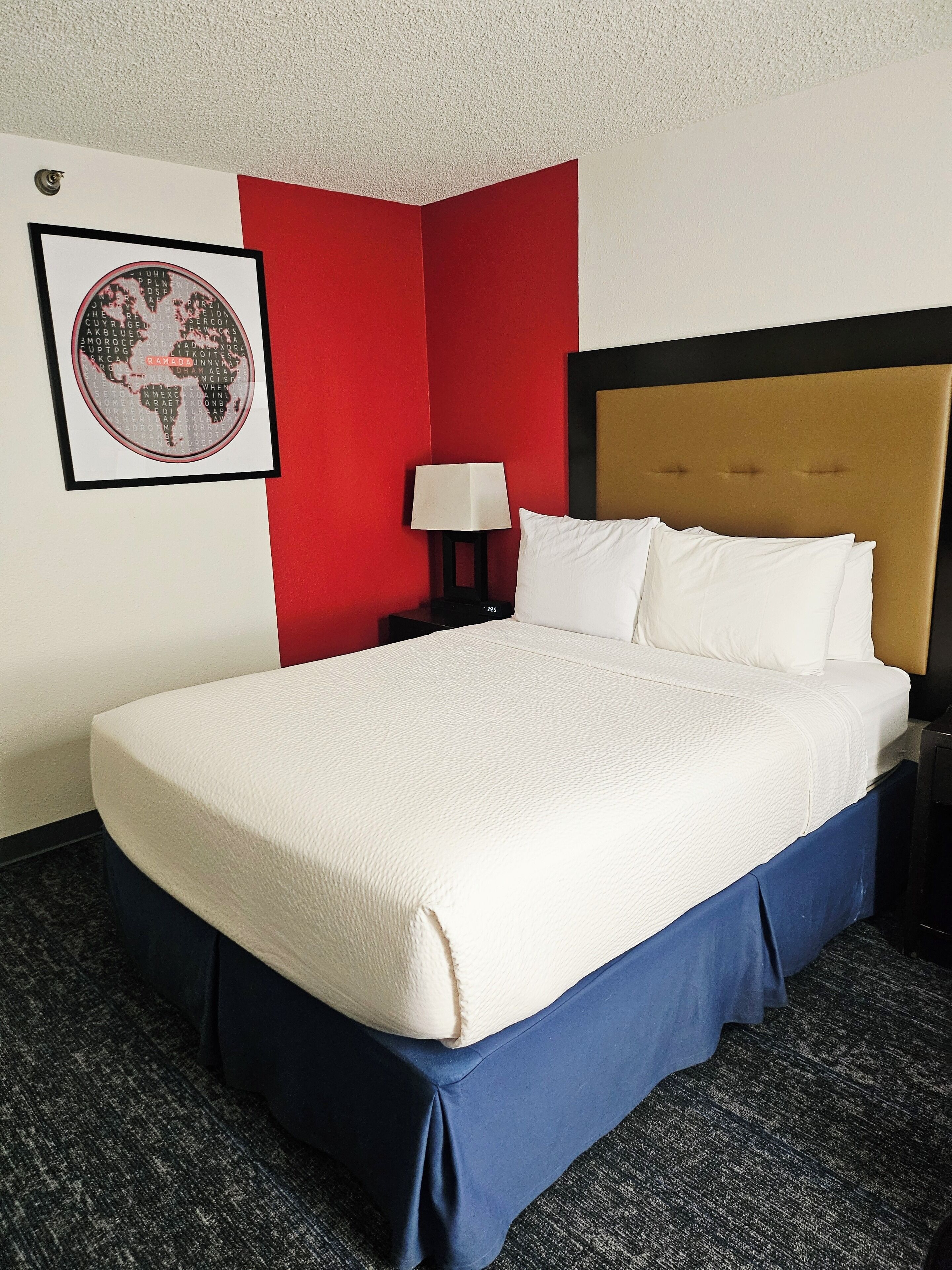 Room, 1 Queen Bed, Non Smoking | Desk, laptop workspace, blackout drapes, iron/ironing board