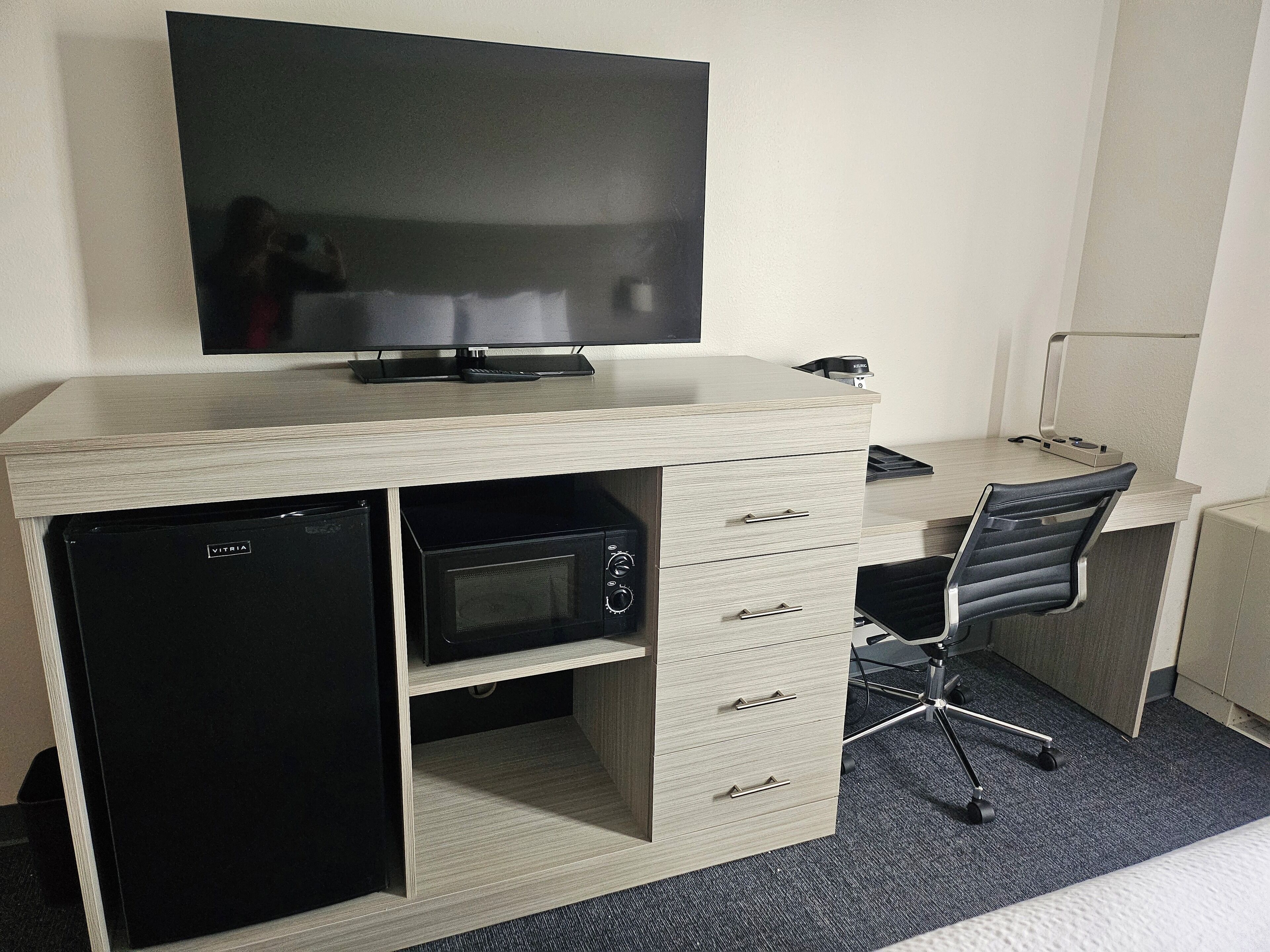 Family Suite, Multiple Beds, Non Smoking | Desk, laptop workspace, blackout drapes, iron/ironing board