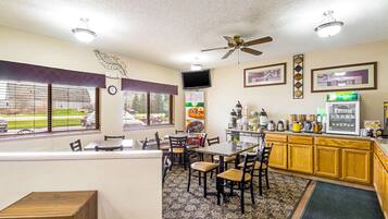 Free daily full breakfast