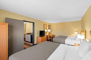 Ropa de cama hipoalergénica, escritorio y cortinas blackout 