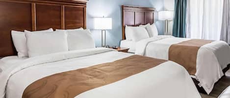 Premium bedding, Select Comfort beds, in-room safe, desk