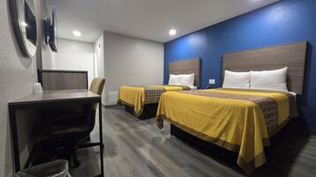 Habitación, 2 camas dobles, no fumadores | Sábanas de algodón egipcio y ropa de cama de alta calidad