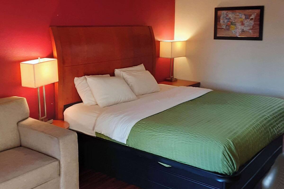 Pillow-top beds, in-room safe, desk, blackout curtains