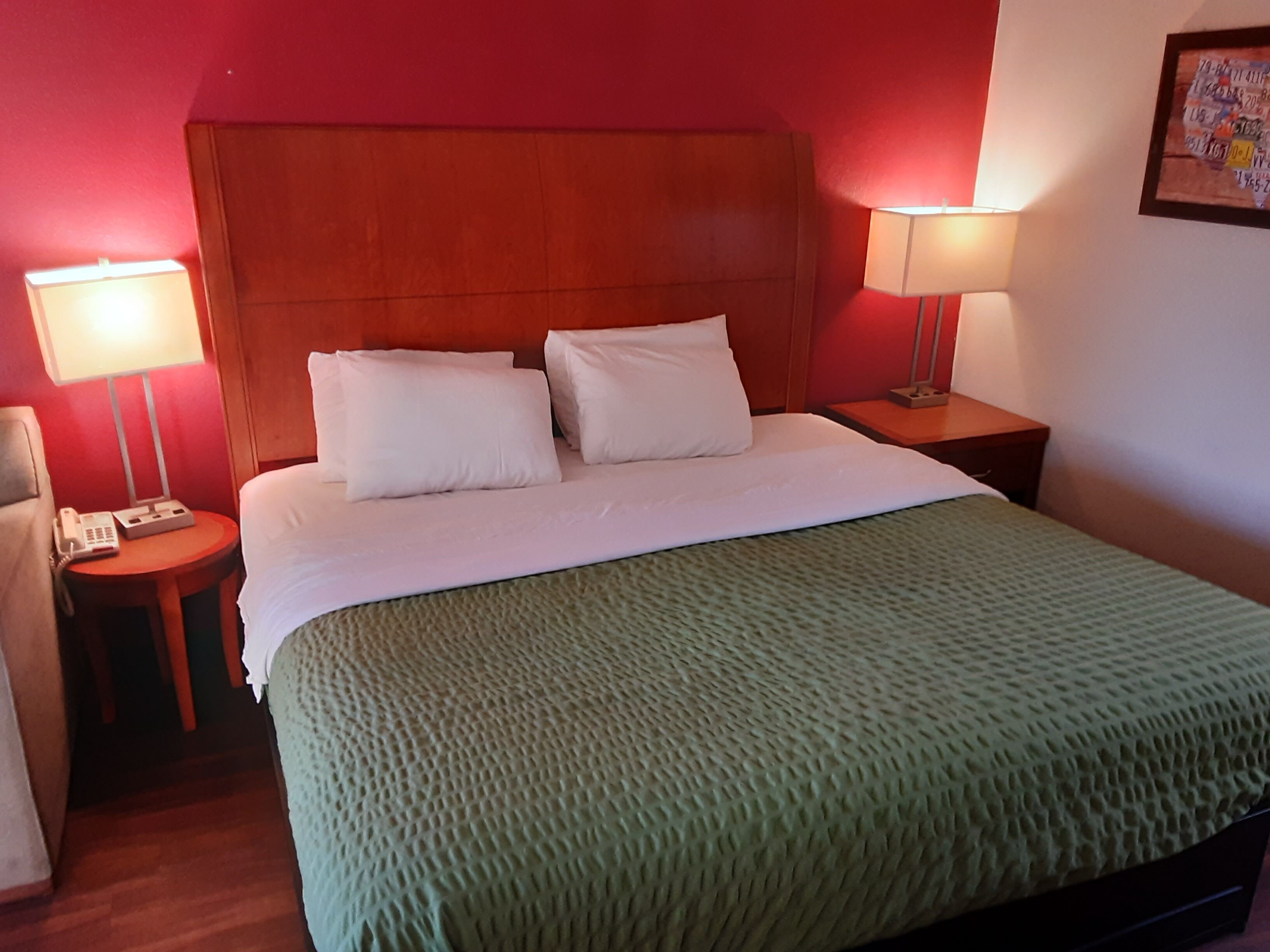 Pillow-top beds, in-room safe, desk, blackout curtains