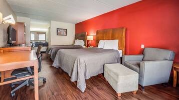Pillow-top beds, in-room safe, desk, blackout curtains