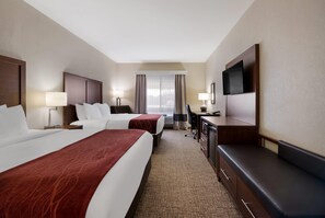 Standard Room, 2 Katil Ratu (Queen), Non Smoking | Peralatan tempat tidur premium, tilam berlapik, meja 